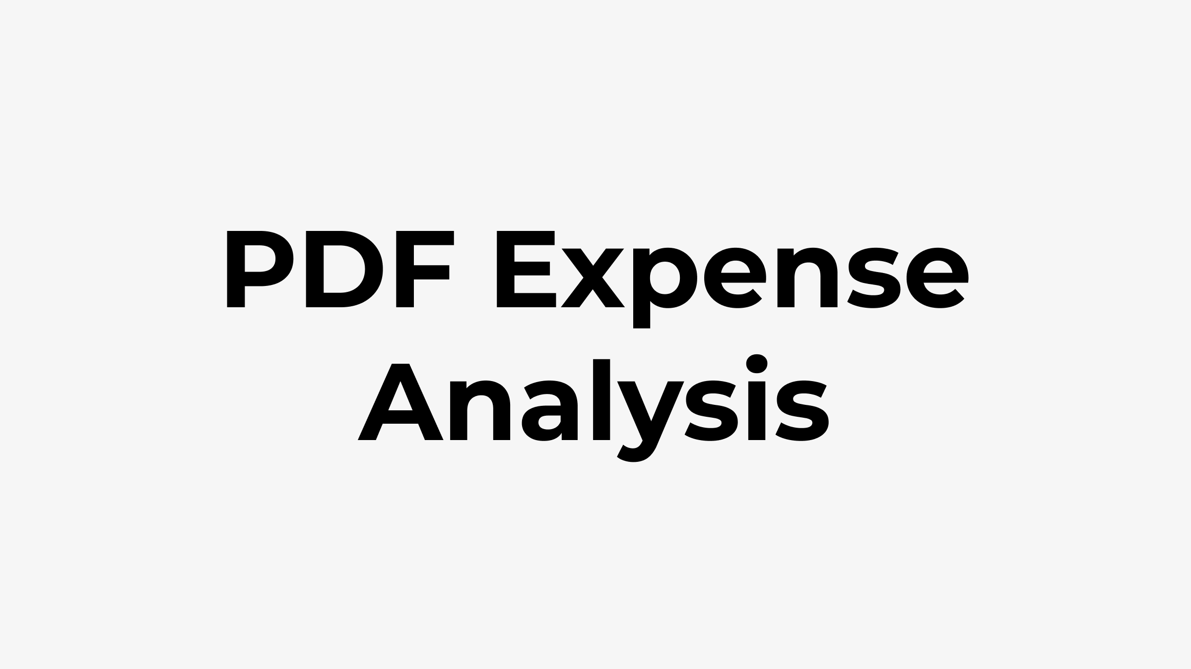 Superworker Now Supports PDF Expense Analysis